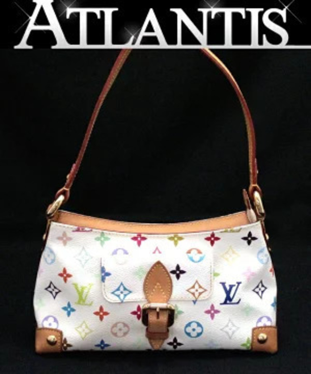 Louis Vuitton Eliza Hobo Bag Multicolor White